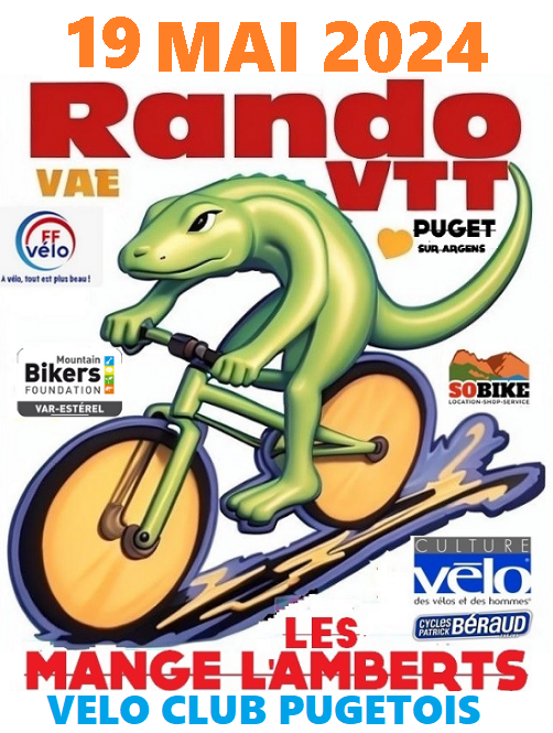 Affiche de Une randonnée VTT (24ème édition) à Puget-sur-Argens