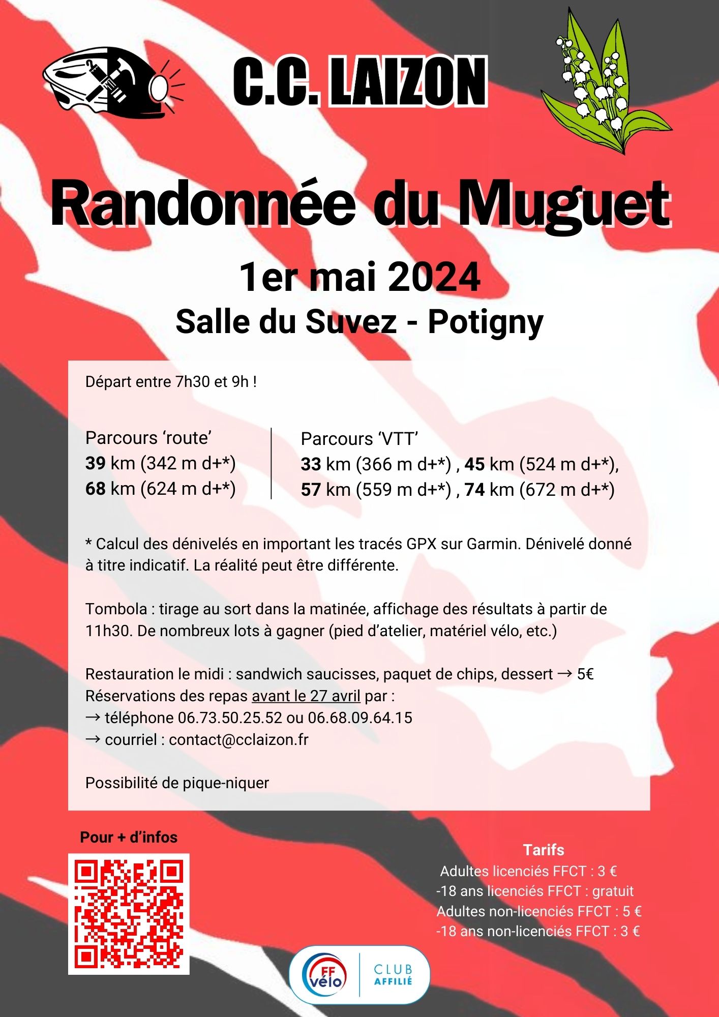 Affiche de La 48ème randonnée du Muguet à Potigny