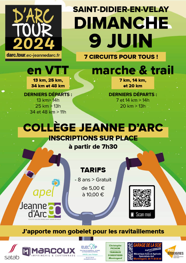 Affiche de D'Arc Tour (4ème édition) à Saint-Didier-en-Velay
