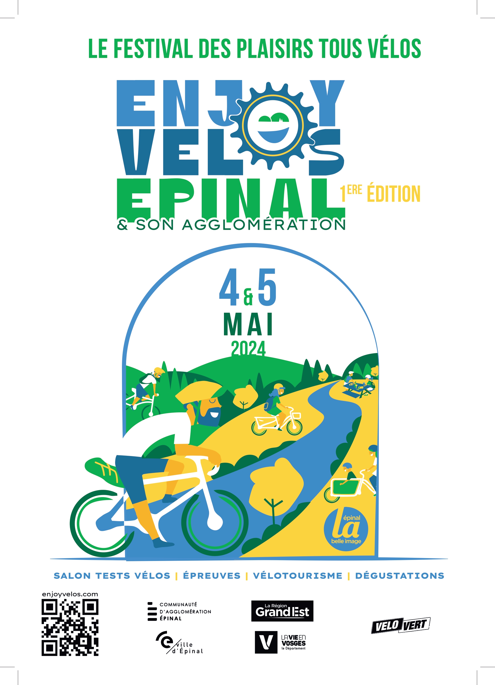 Affiche de Enjoy Vélos Épinal (1ère édition) à Épinal