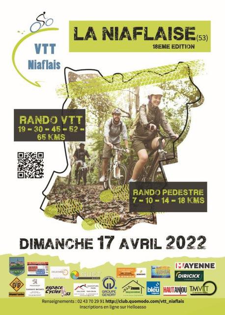 Affiche de La 18ème Niaflaise au pays de Craon à Niafles