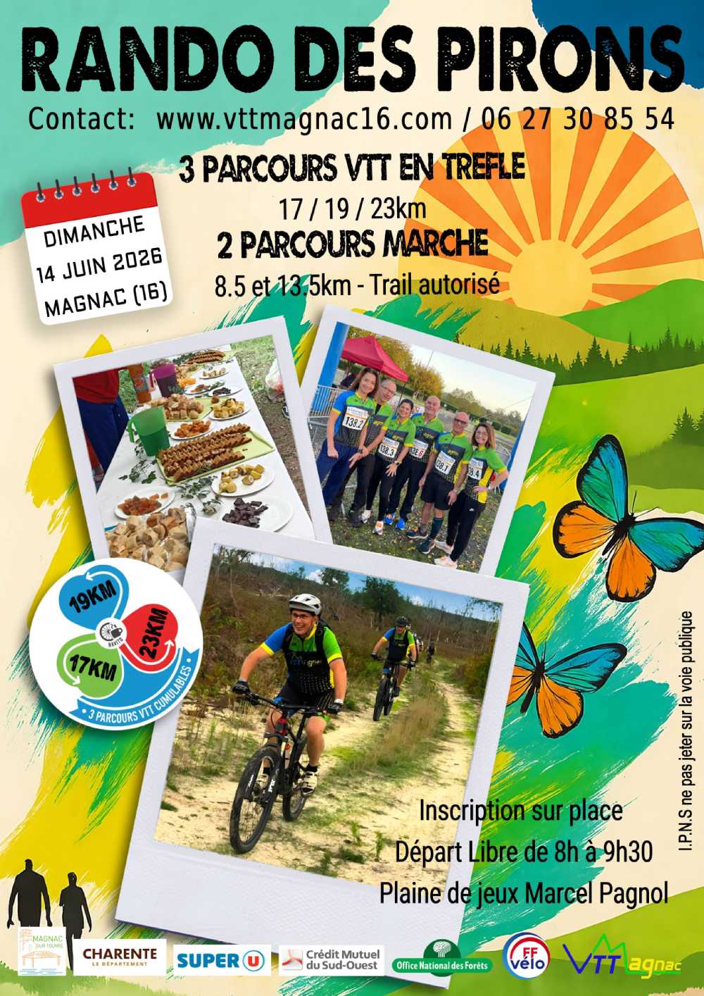 Affiche de La 18ème rando des Pirons à Magnac-sur-Touvre