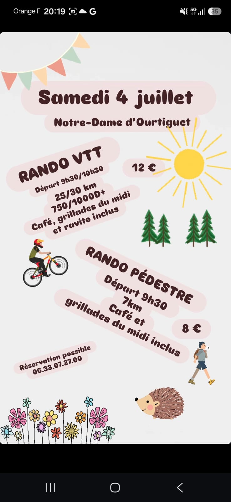 Affiche de Une randonnée VTT (2ème édition) à Paulinet