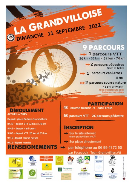 Affiche de La 18ème Grandvilloise à Grandvilliers