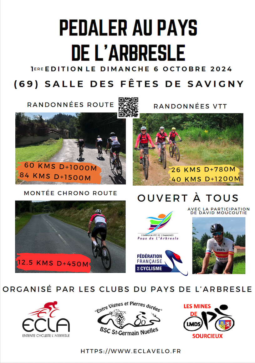 Affiche de Pédaler au Pays de L'Arbresle (1ère édition) à Savigny