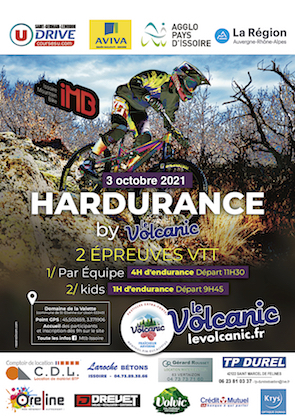 Affiche de HARDURANCE BY LE VOLCANIC (1ère  édition) à Saint-Étienne-sur-Usson