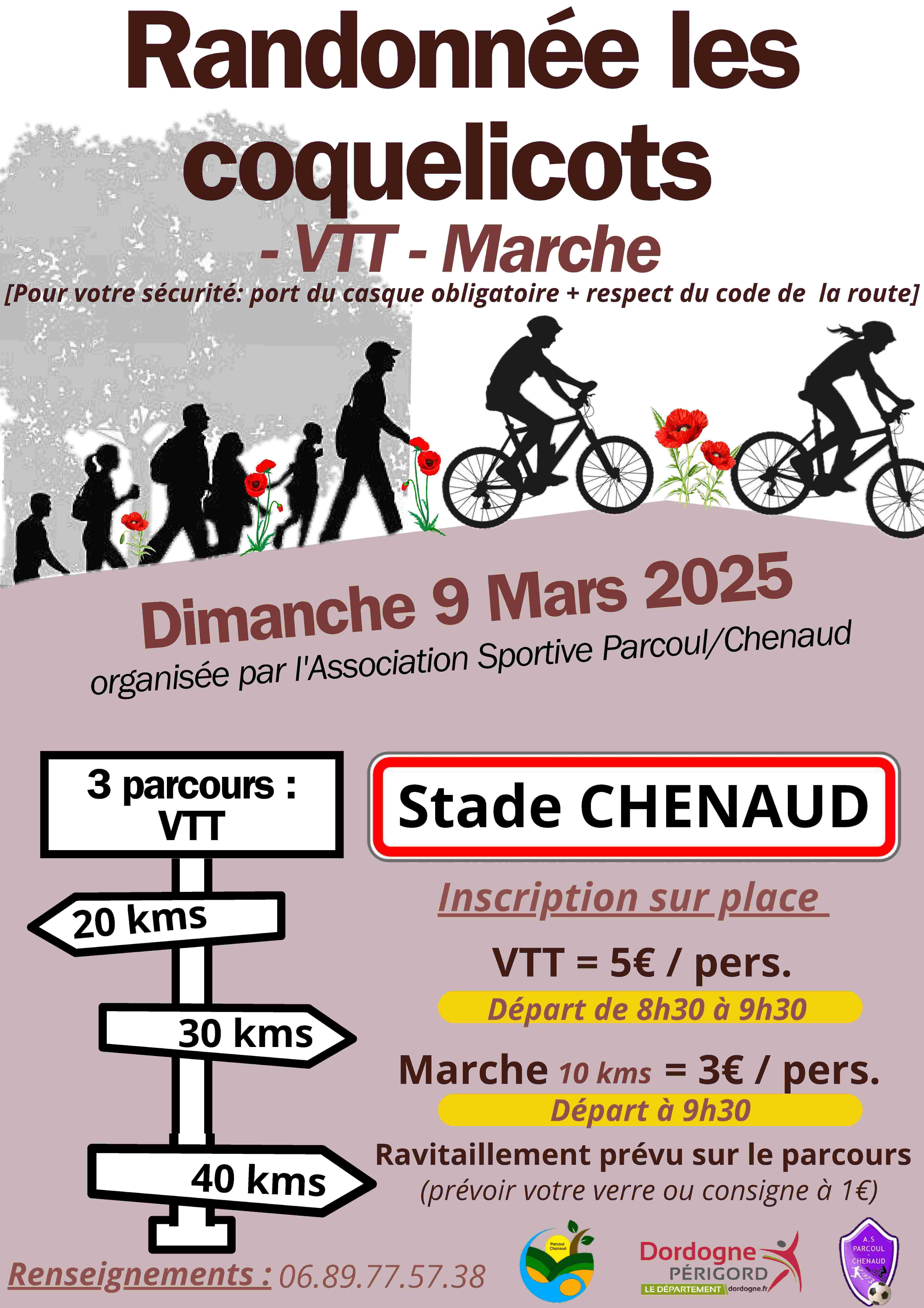 Affiche de Une randonnée VTT (2ème édition) à Chenaud