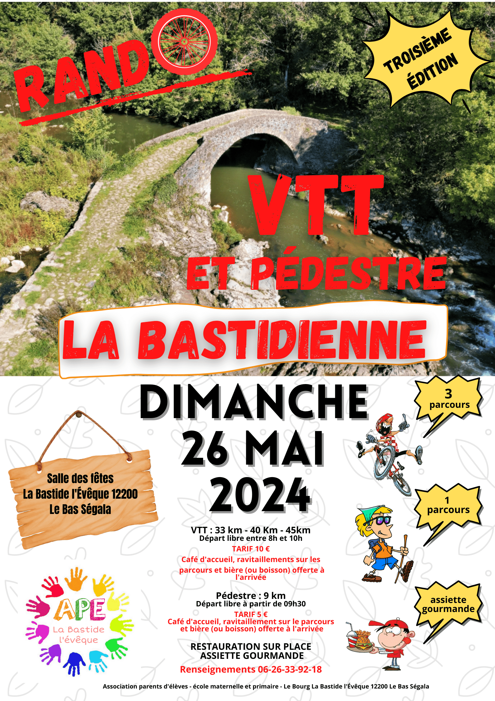 Affiche de La 3ème Bastidienne à La Bastide-l'Évêque