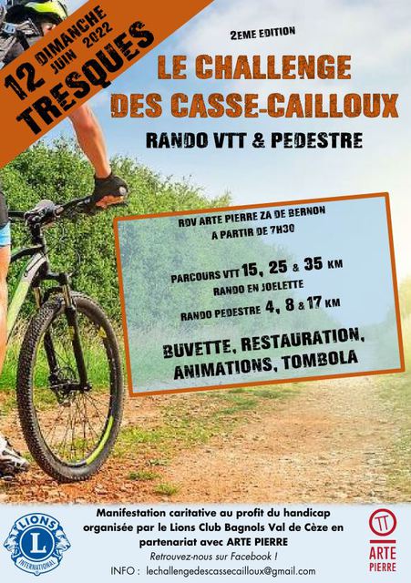 Affiche de Le Challenge des Casse-Cailloux (2ème  édition) à Tresques