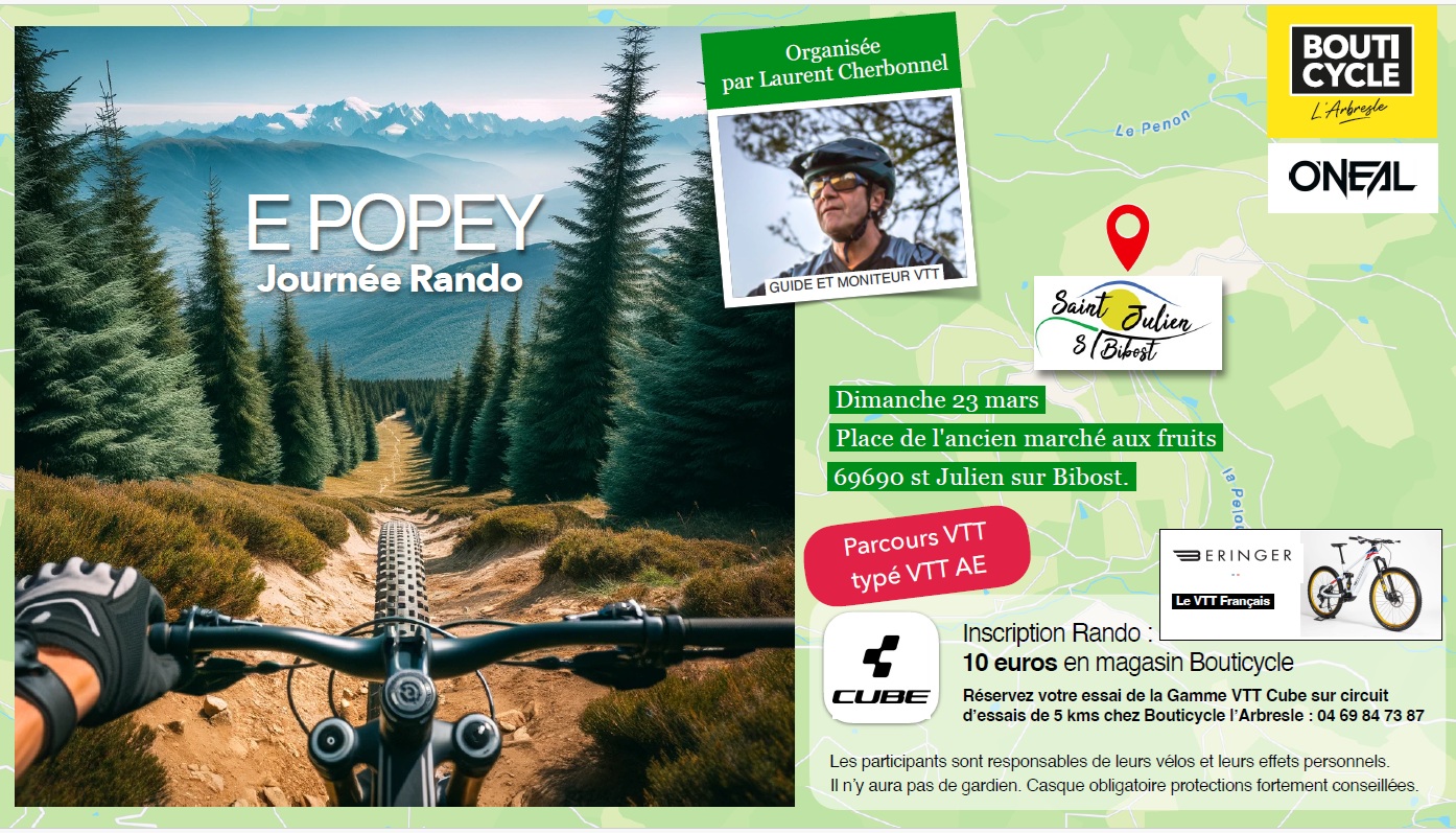 Affiche de E-Popey St Julien VTTAE (2ème édition) à Saint-Julien-sur-Bibost