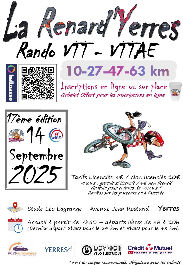 Affiche de La 17ème Renard'Yerres à Yerres