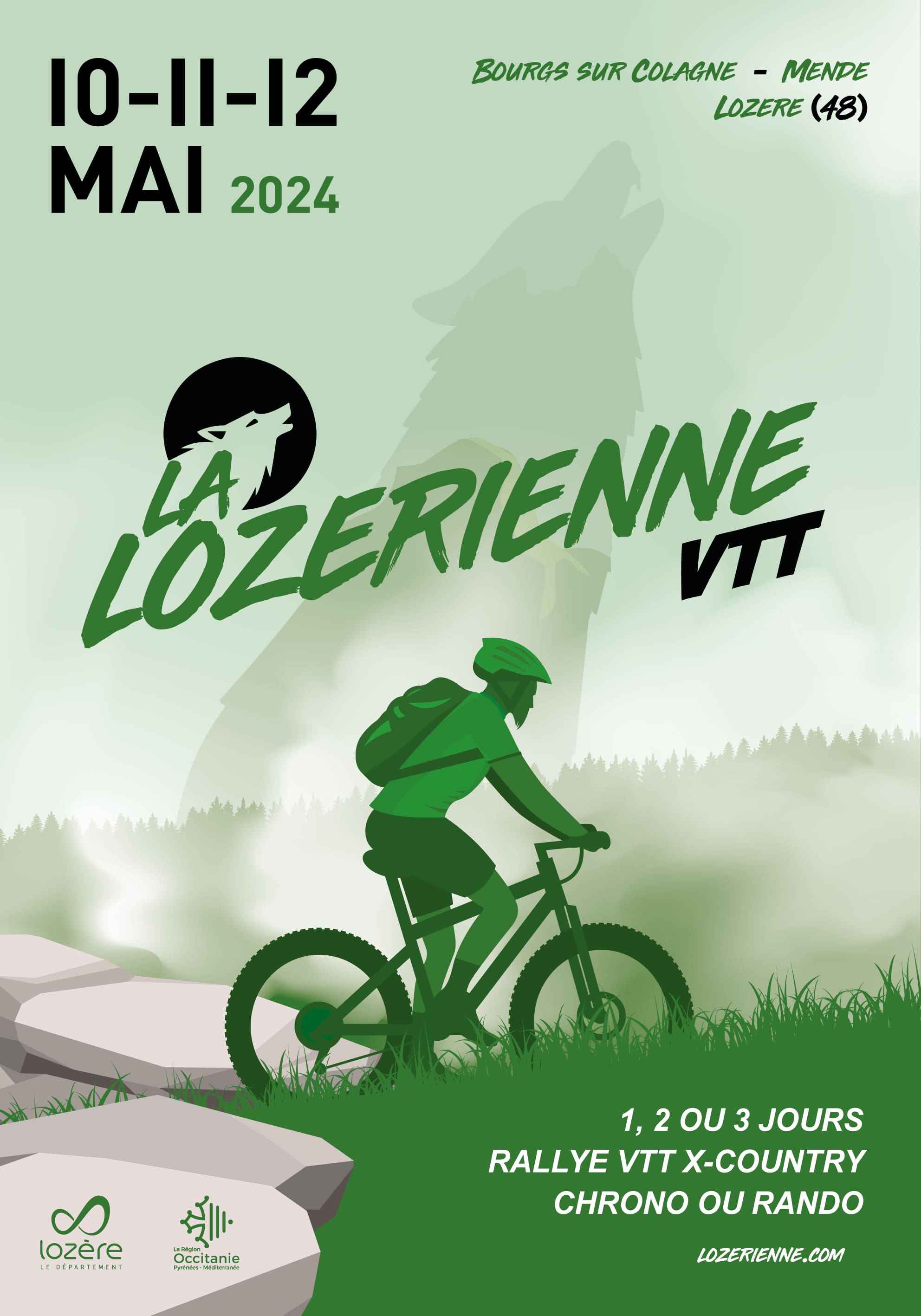 Affiche de Lozérienne VTT (12ème édition) à Mende