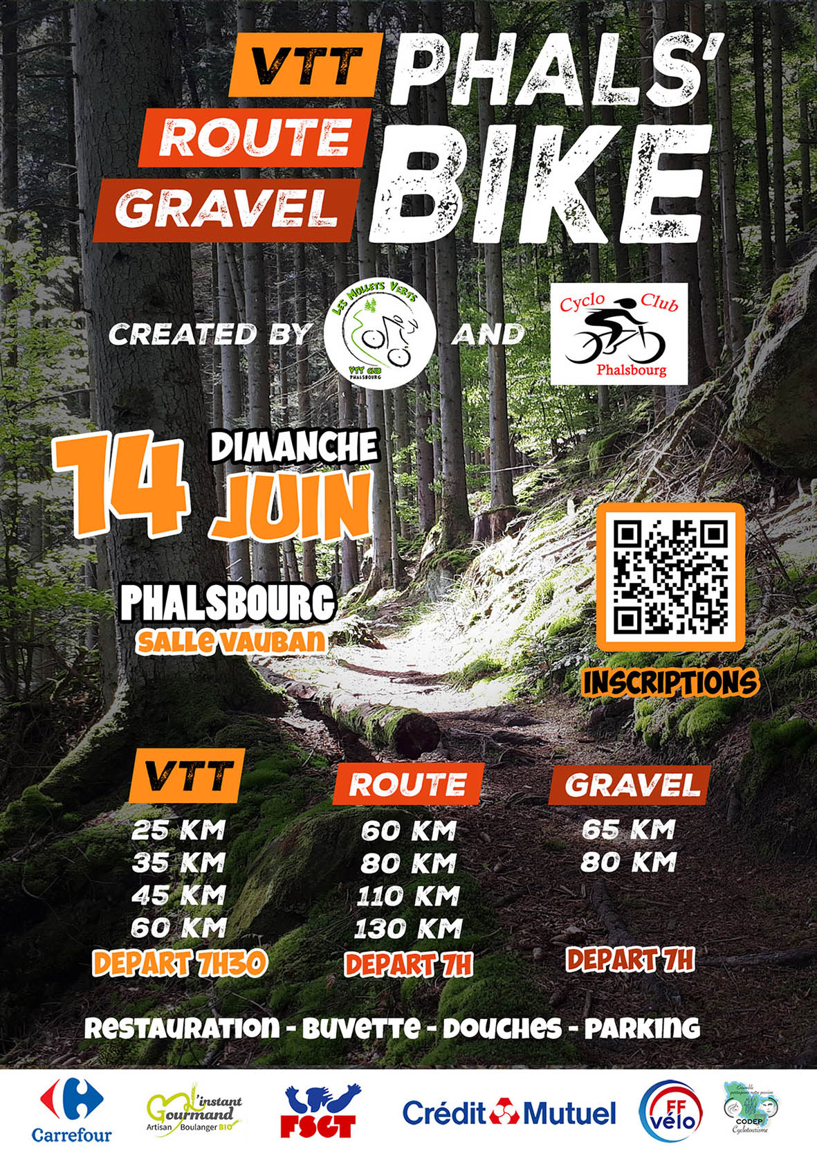 Affiche de PHALS'BIKE (29ème édition) à Phalsbourg