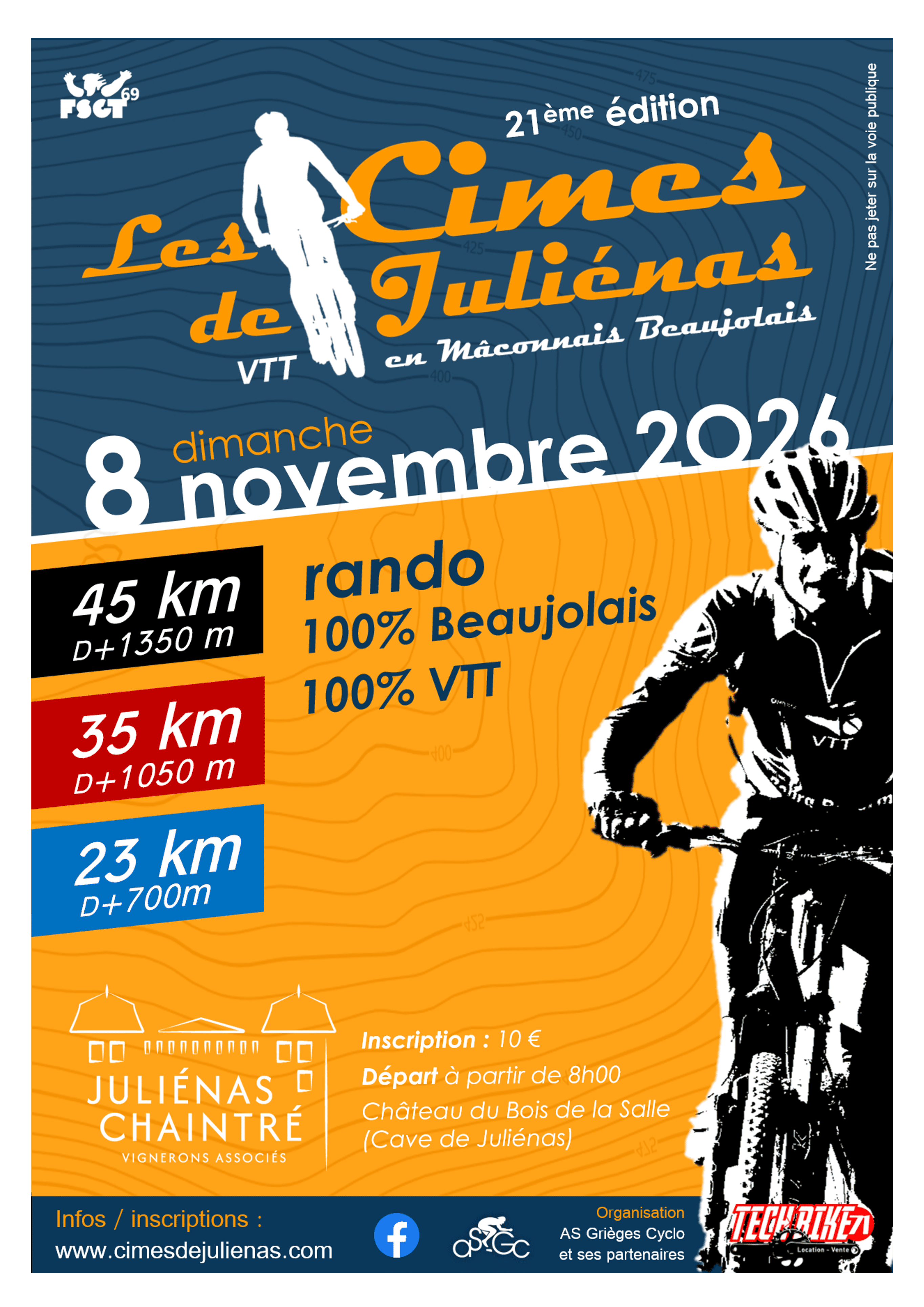 Affiche de Les Cimes de Juliénas (21ème édition) à Juliénas