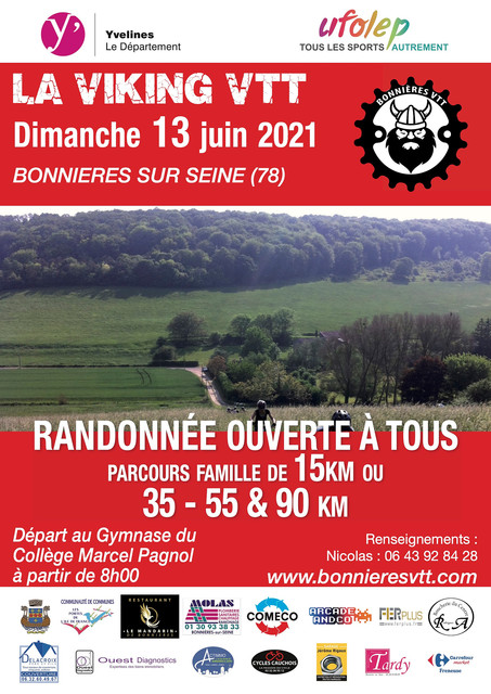 Affiche de La 10ème Viking VTT à Bonnières-sur-Seine