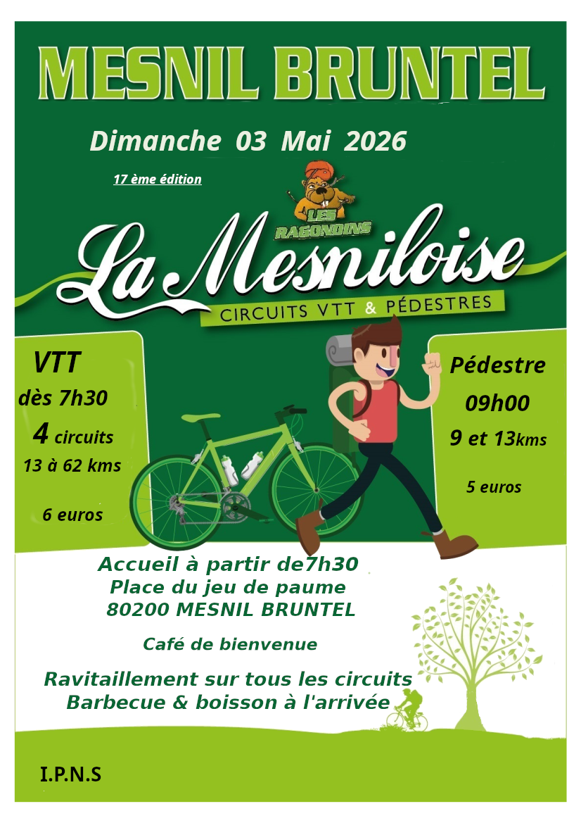 Affiche de La 17ème Mesniloise à Mesnil-Bruntel