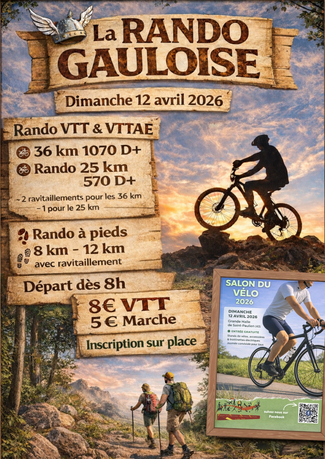 Affiche de Une randonnée VTT (1ère édition) à Saint-Paulien
