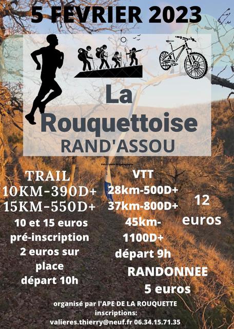 Affiche de Rand'assou (7ème  édition) à La Rouquette