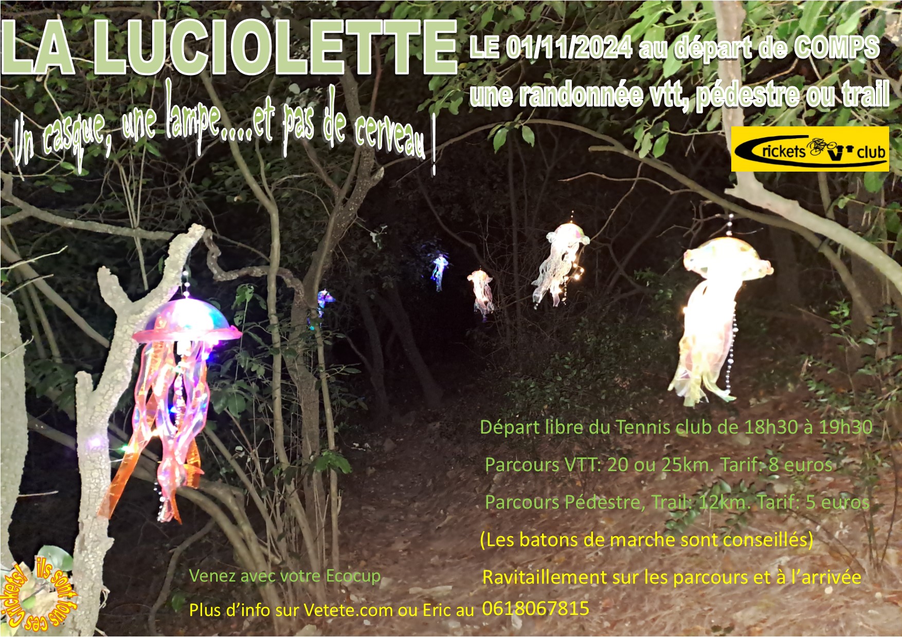 Affiche de La 13ème Luciolette à Comps