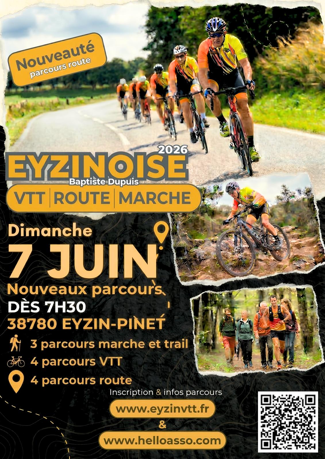 Affiche de L'EYZINOISE "BAPTISTE DUPUIS" à Eyzin-Pinet