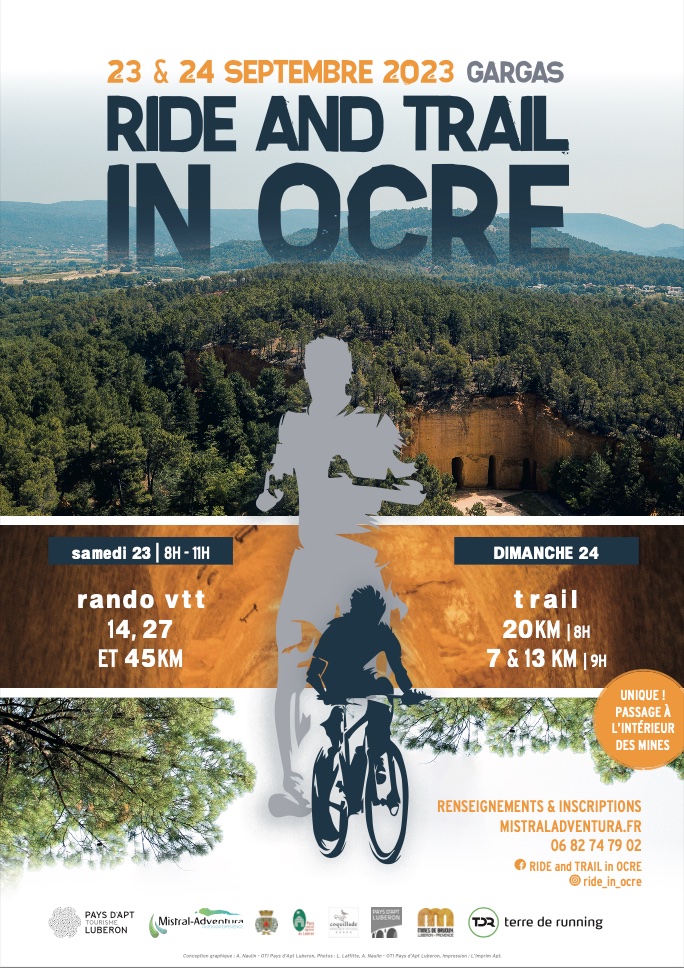 Affiche de Ride in Ocre (8ème  édition) à Gargas