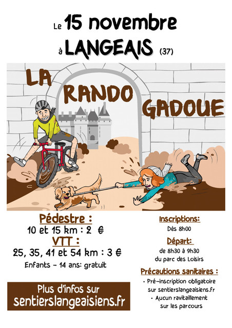 Affiche de La 18ème rando Gadoue  à Langeais
