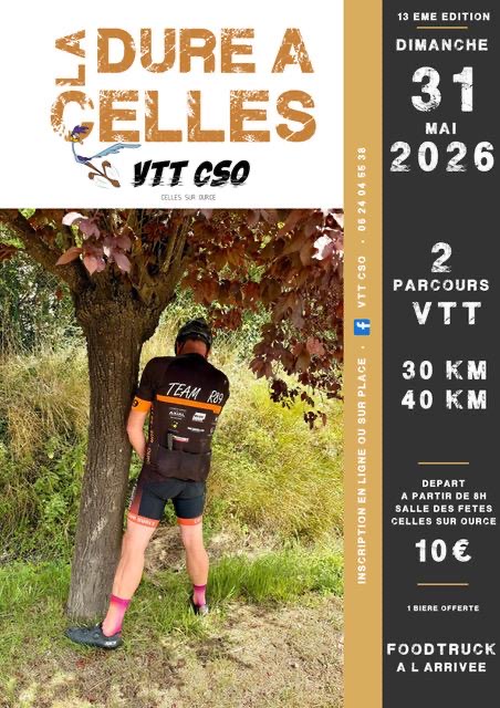 Affiche de La 15ème Dure à Celles à Celles-sur-Ource
