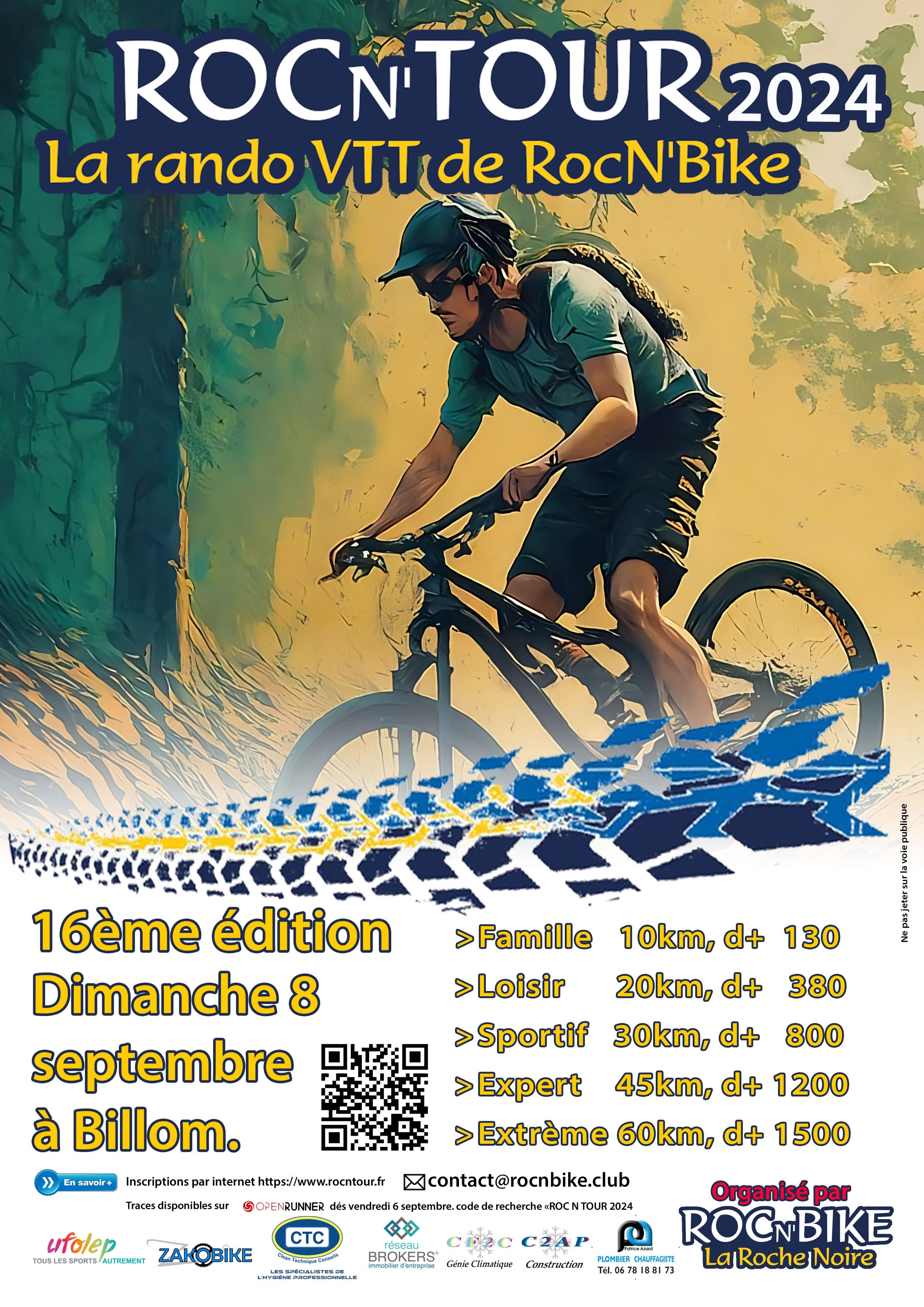 Affiche de ROC'N TOUR (16ème édition) à Billom