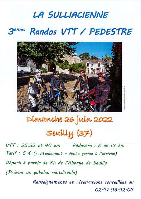 Affiche de 3ème rando La SULLIACIENNE (3ème  édition) à Seuilly