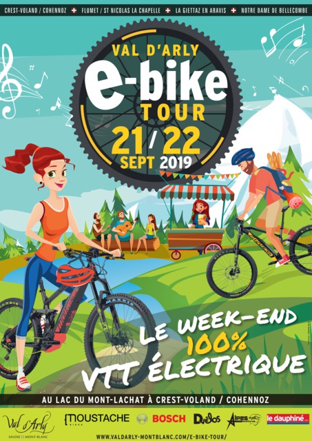 Affiche de Val d'Arly E-BIKE Tour (1ère  édition) à Crest-Voland