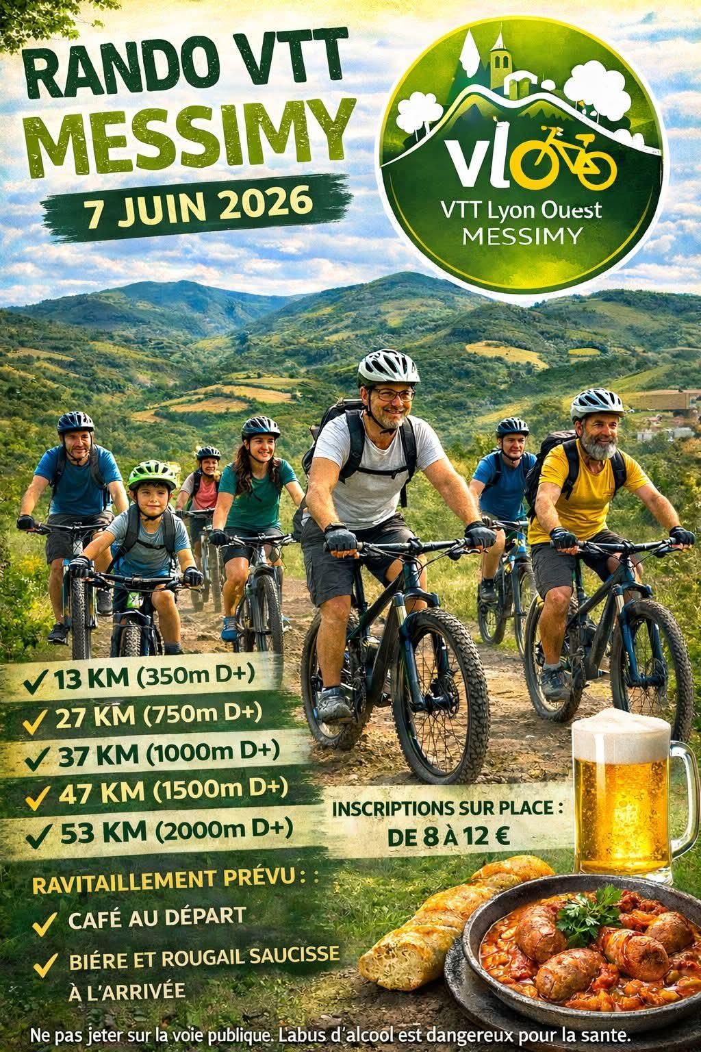 Affiche de La 33ème VTT LYON OUEST à Messimy
