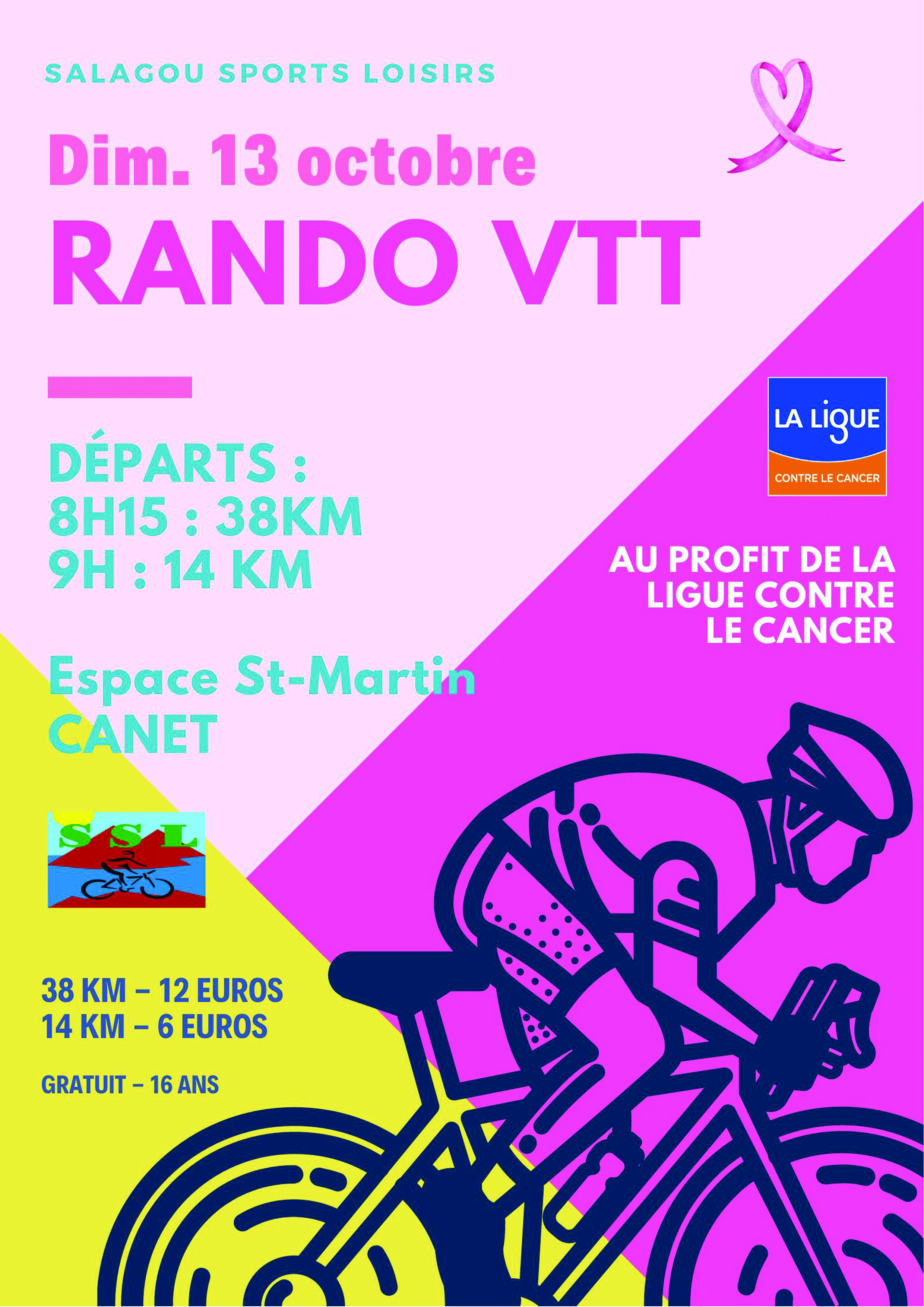 Affiche de Une randonnée VTT (1ère édition) à Canet