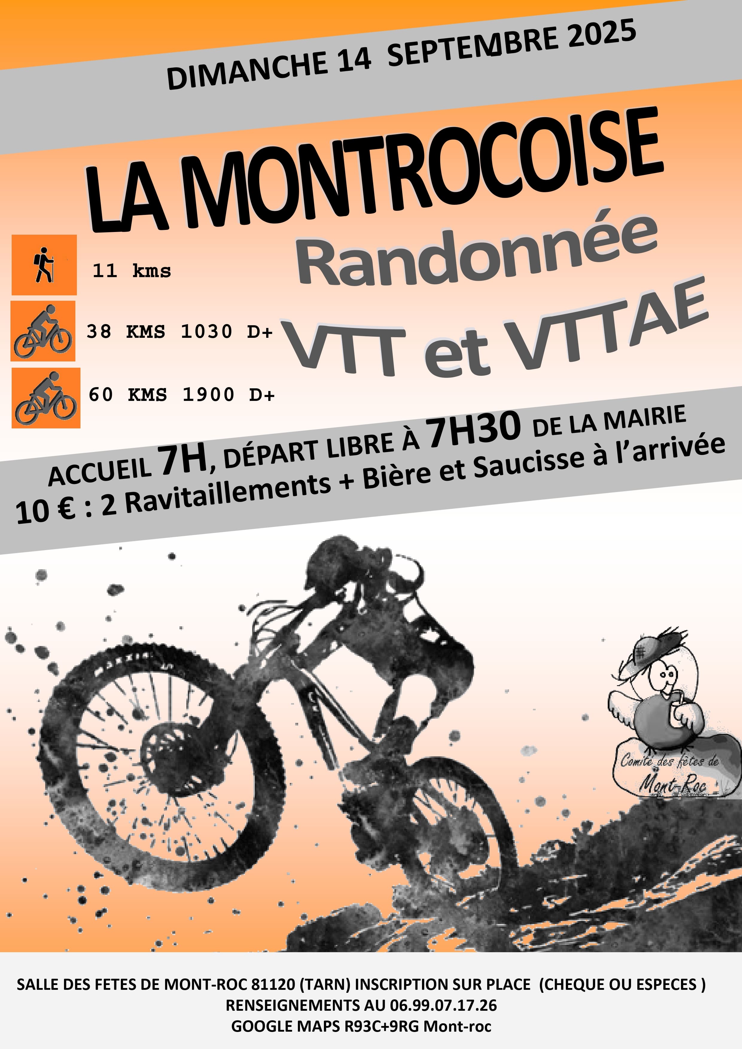 Affiche de La 4ème MONTROCOISE à Mont-Roc