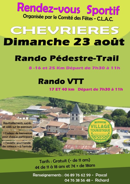 Affiche de Une randonnée VTT à Chevrières