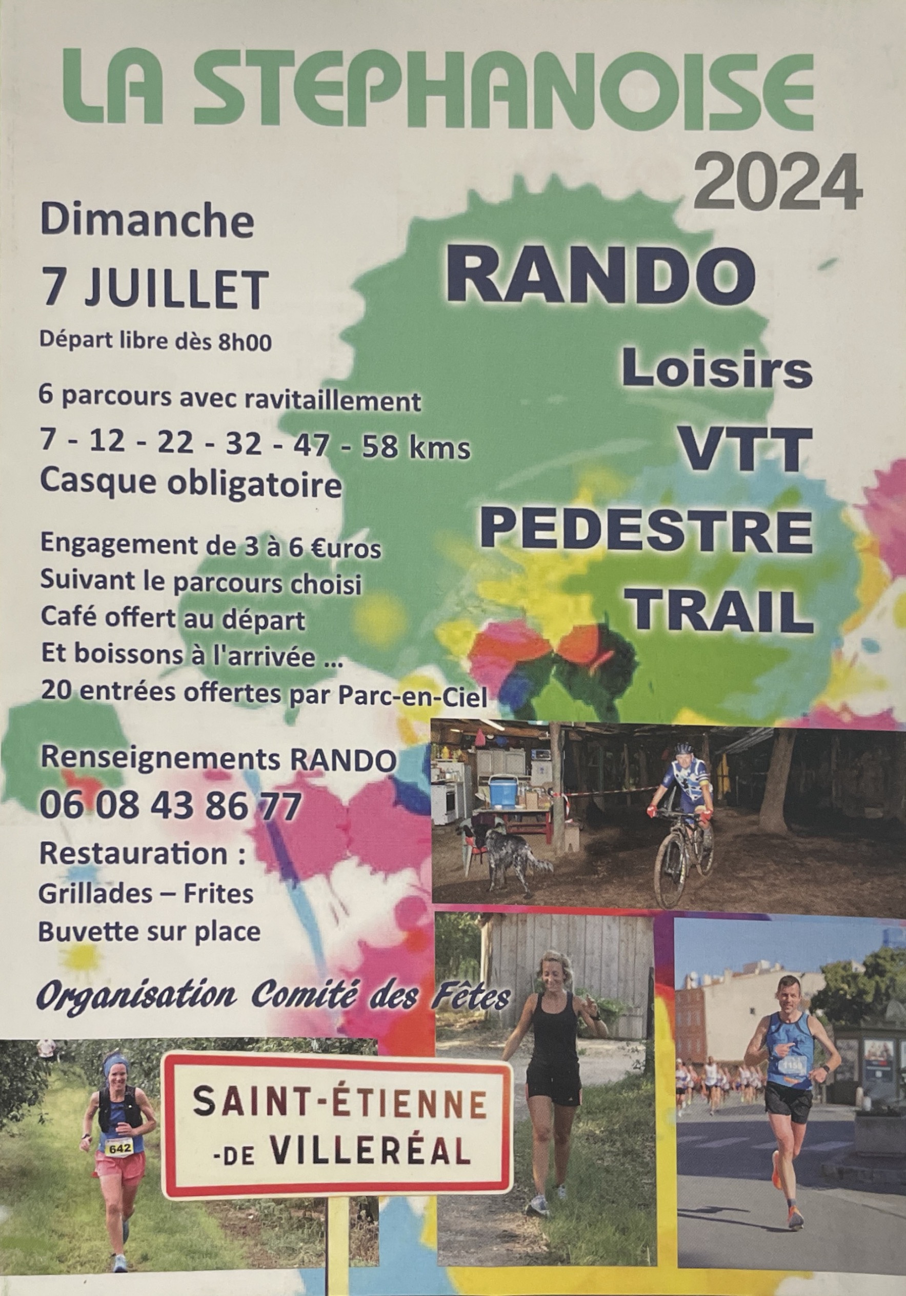 Affiche de Une randonnée VTT à Saint-Étienne-de-Villeréal