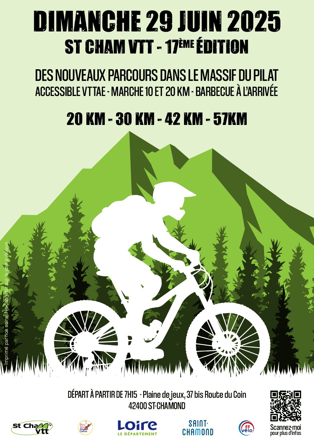 Affiche de La 17ème St Cham'VTT à Saint-Chamond