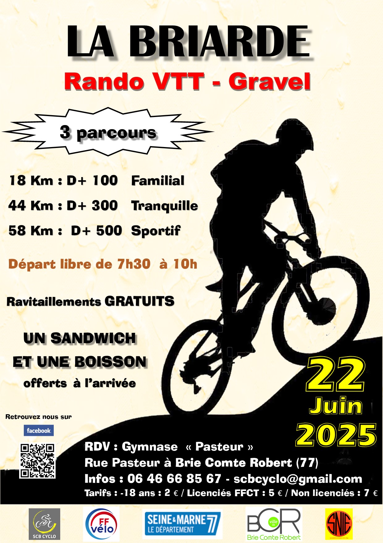 Affiche de La 12ème BRIARDE à Brie-Comte-Robert