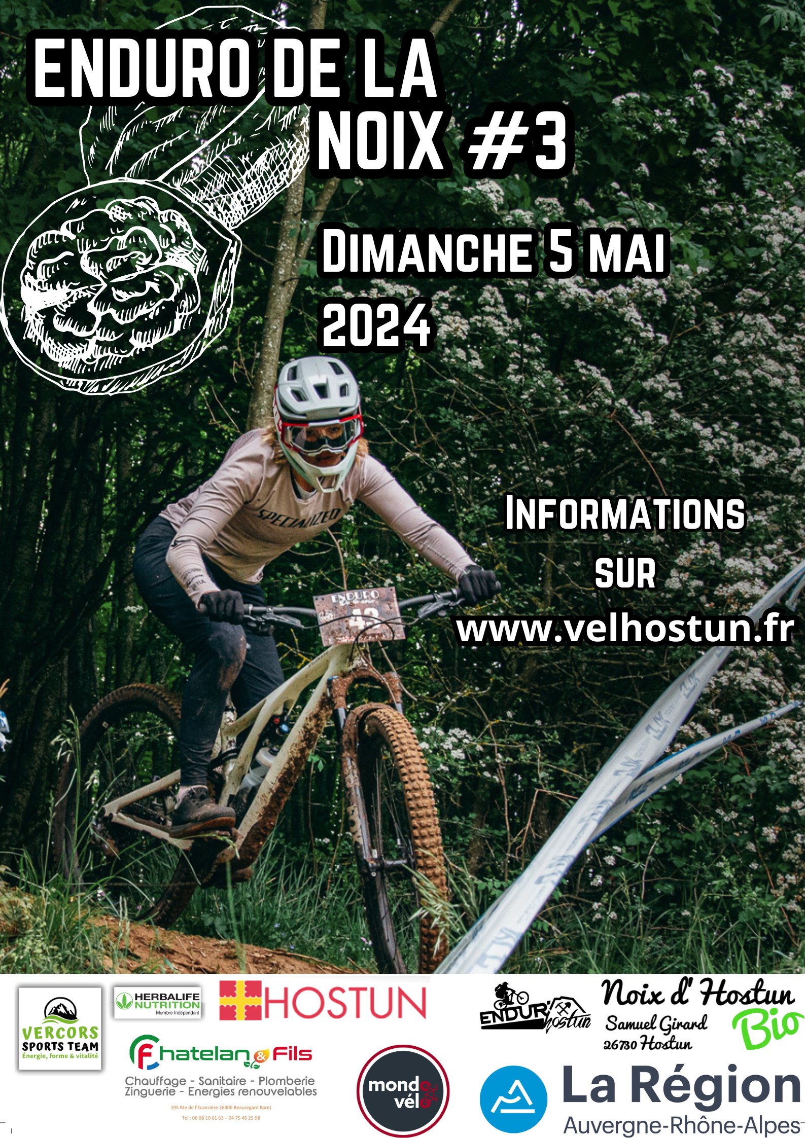 Affiche de Enduro de la Noix #3 (3ème édition) à Hostun