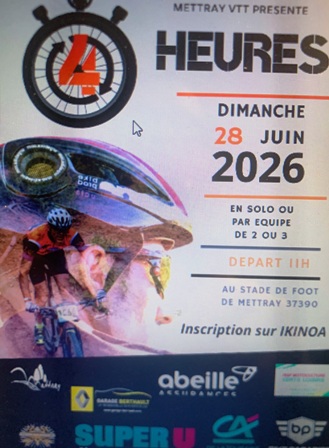 Affiche de 4H MettrayVTT à Mettray
