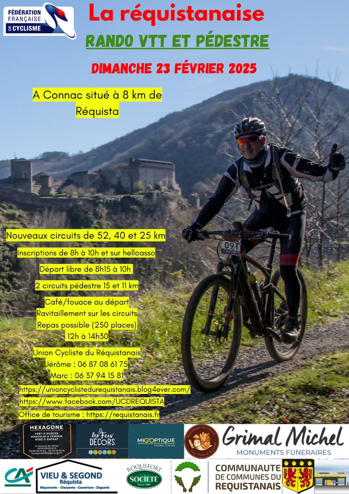 Affiche de La 26ème Requistanaise vtt à Connac