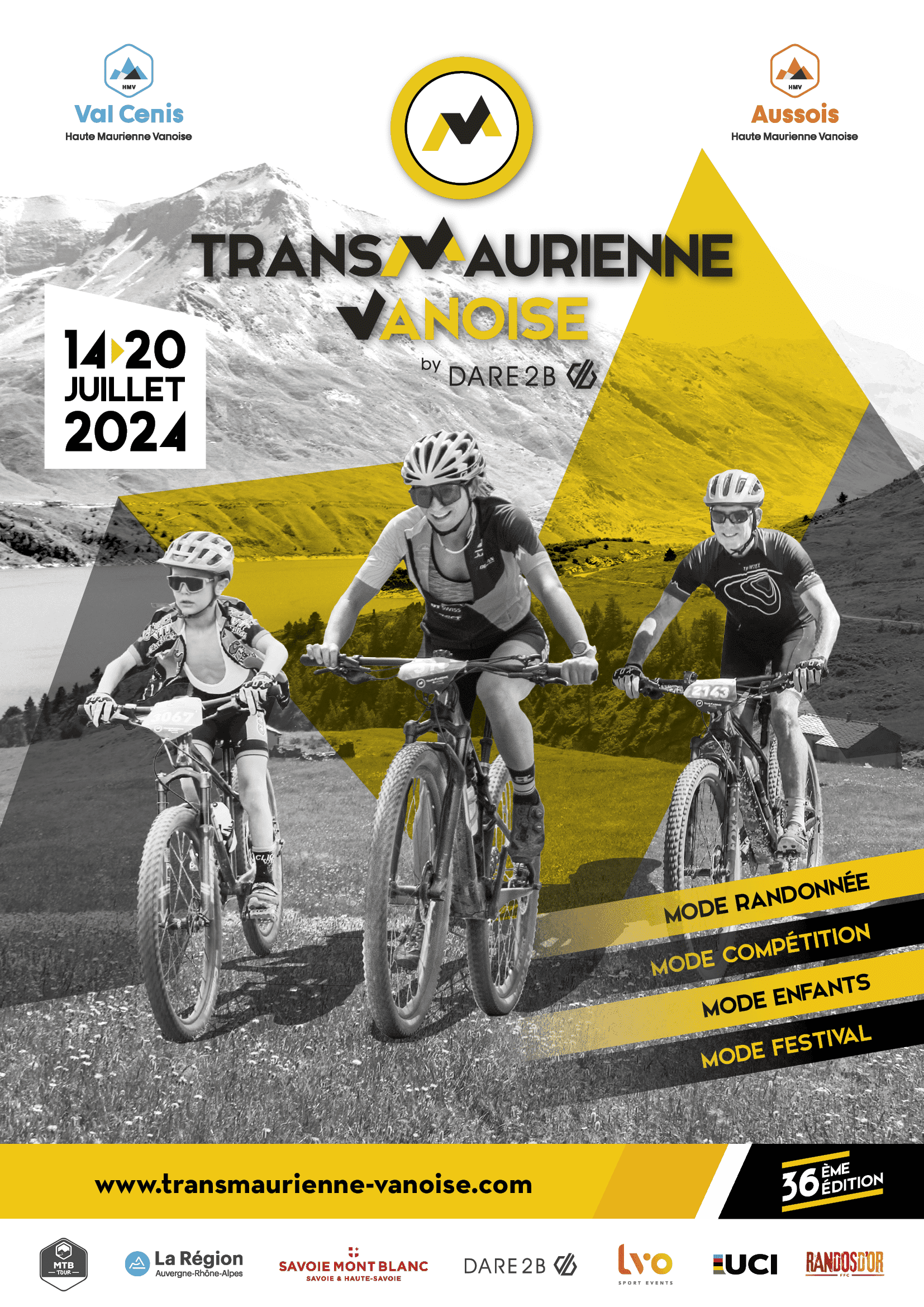 Affiche de La 36ème Transmaurienne Vanoise à Aussois