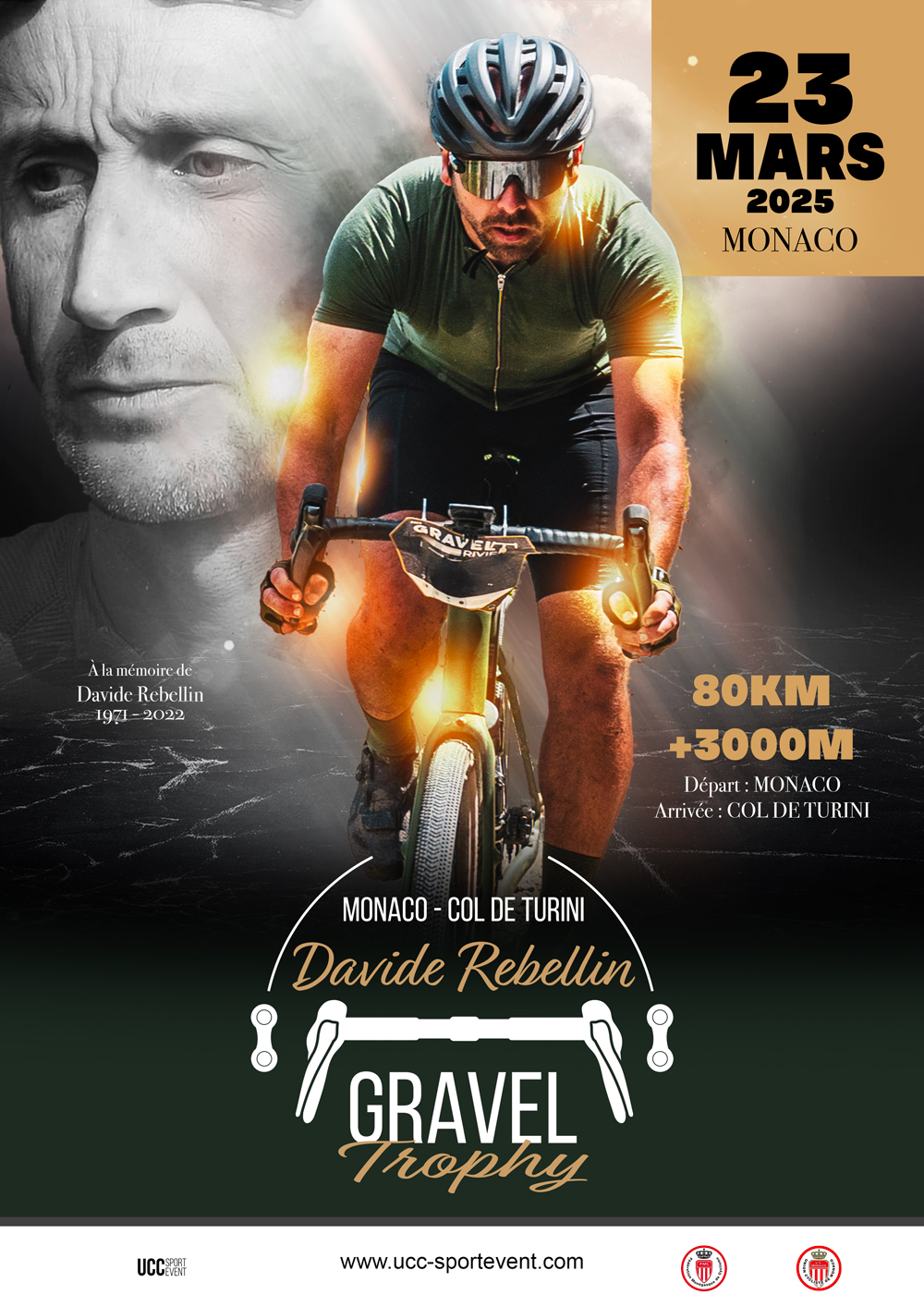 Affiche de Davide Rebellin GRAVEL TROPHY (1ère édition) à Roquebrune-Cap-Martin