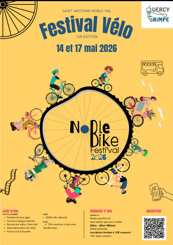 Affiche de Une randonnée VTT (1ère édition) à Saint-Antonin-Noble-Val