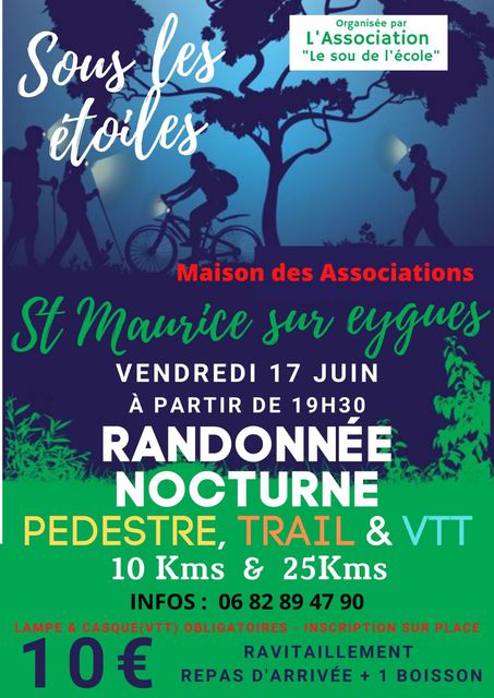 Affiche de Saint Maurice by Night (7ème  édition) à Saint-Maurice-sur-Eygues