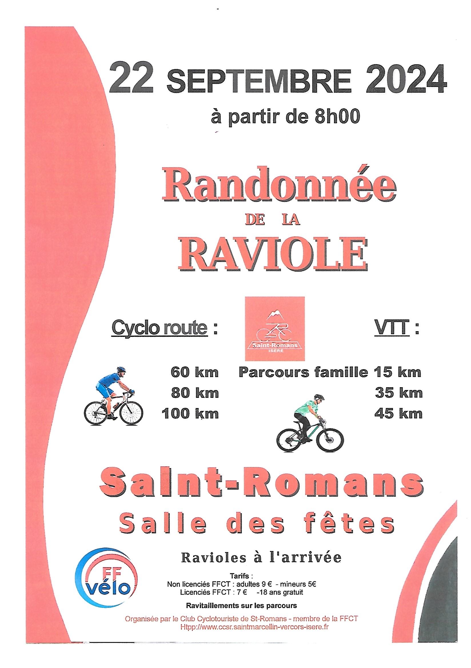 Affiche de La 14ème Rando VTT dans le Royans à Saint-Romans