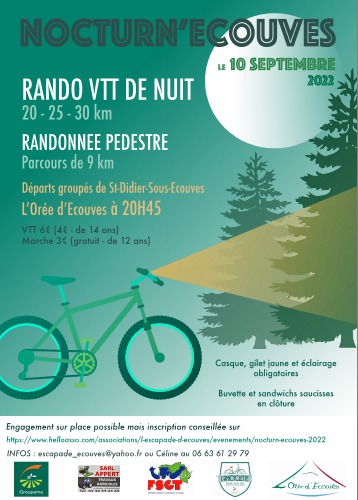 Affiche de La 19ème NocturnEcouves à Saint-Didier-sous-Écouves