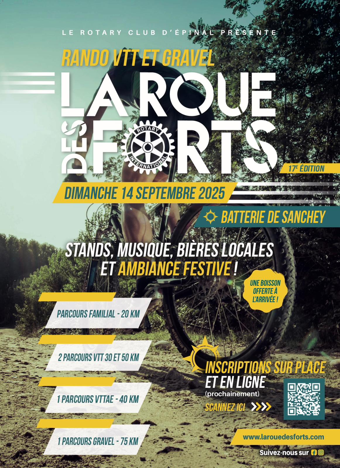 Affiche de La 17ème Roue des Forts à Sanchey