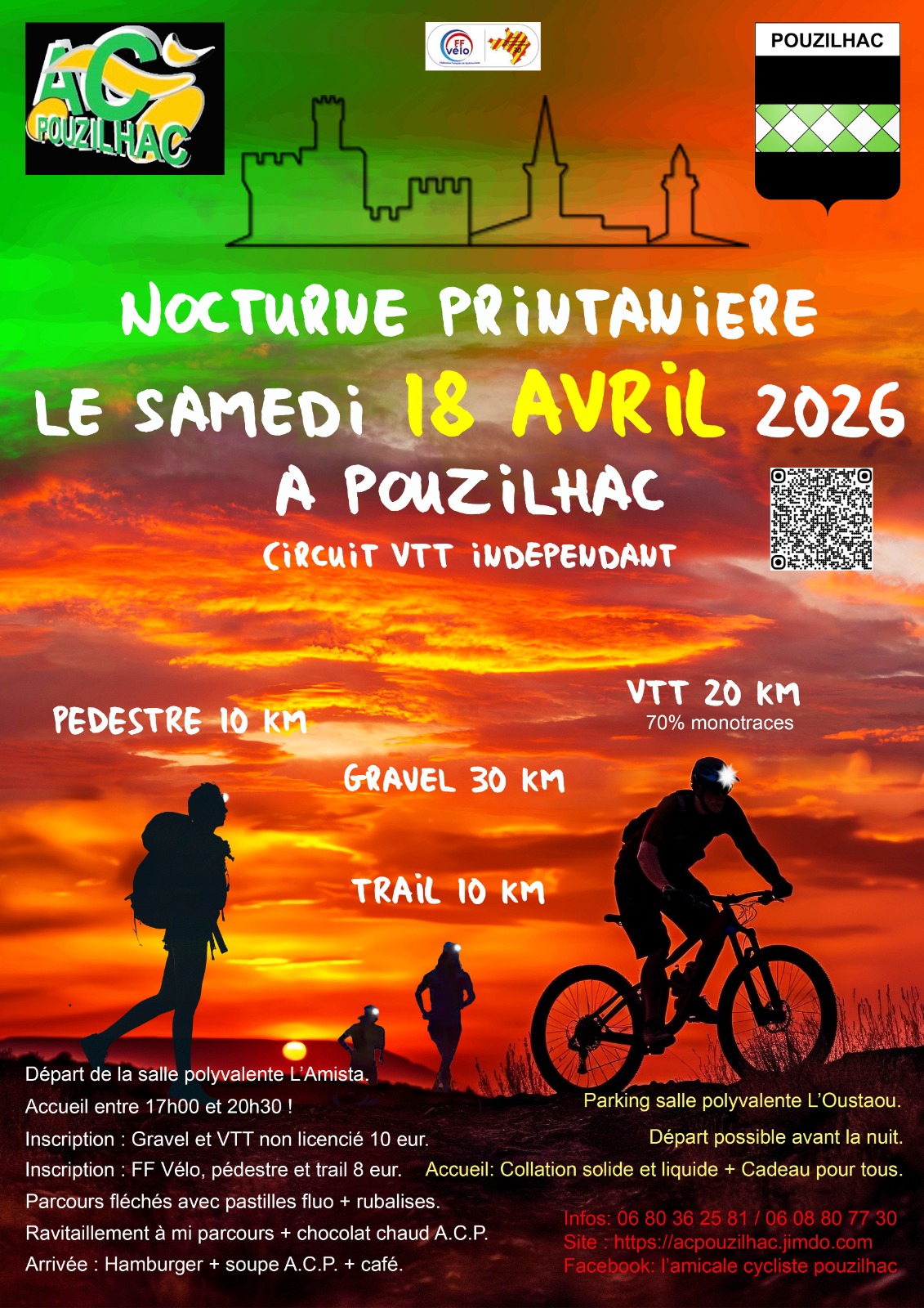 Affiche de Nocture printanière: (9ème édition) à Pouzilhac