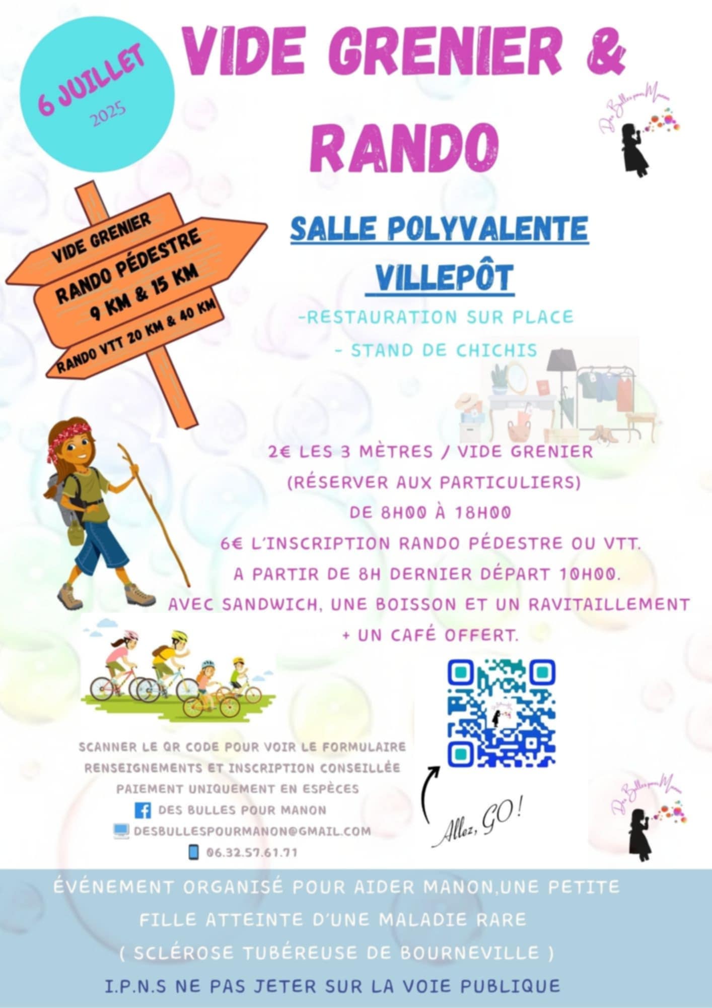 Affiche de Une randonnée VTT (1ère édition) à Villepot
