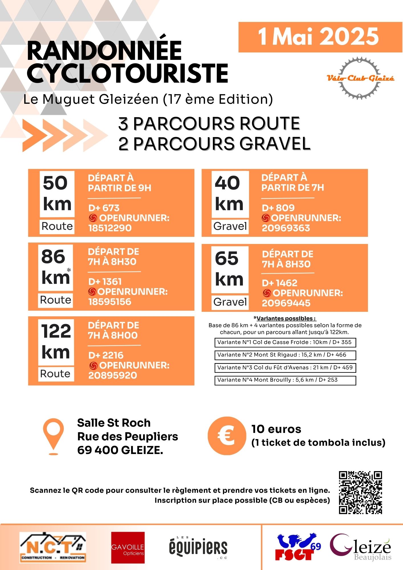 Affiche de Le 17ème Muguet Gleizéen / Gravel à Gleizé